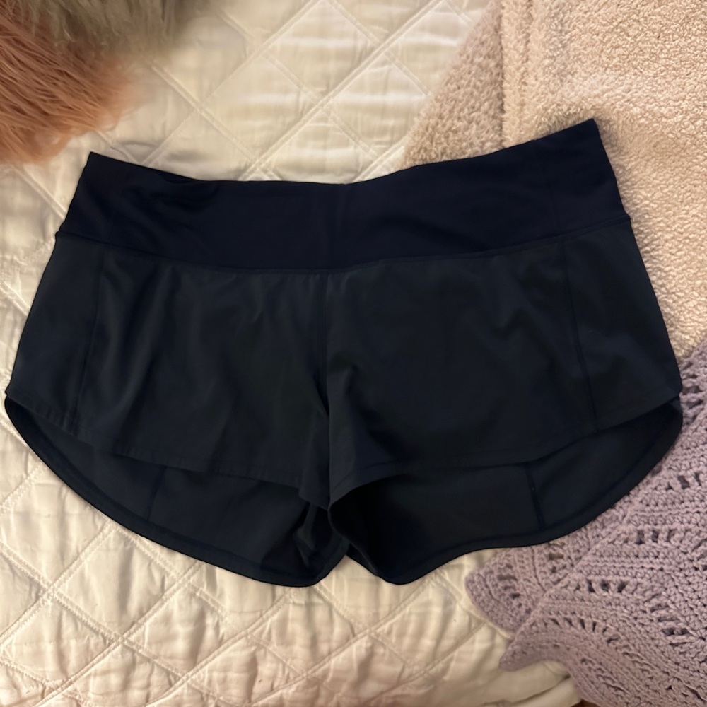 Lululemon Athletica Black Athletic Shorts Performance Fit